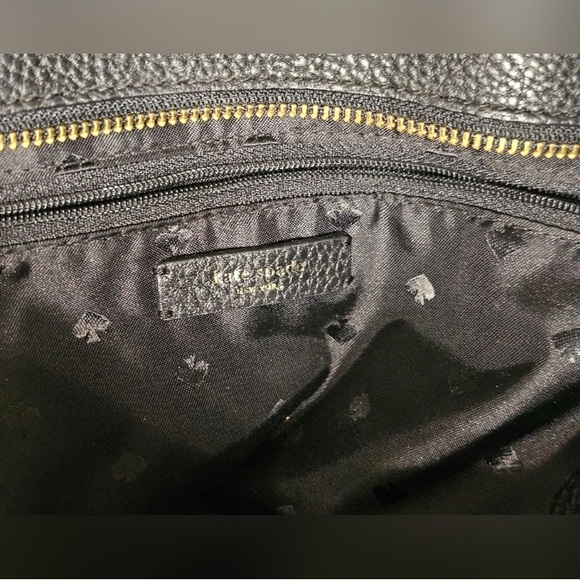 Kate Spade Black Tote Bag w/matching wallet - Picture 12 of 16